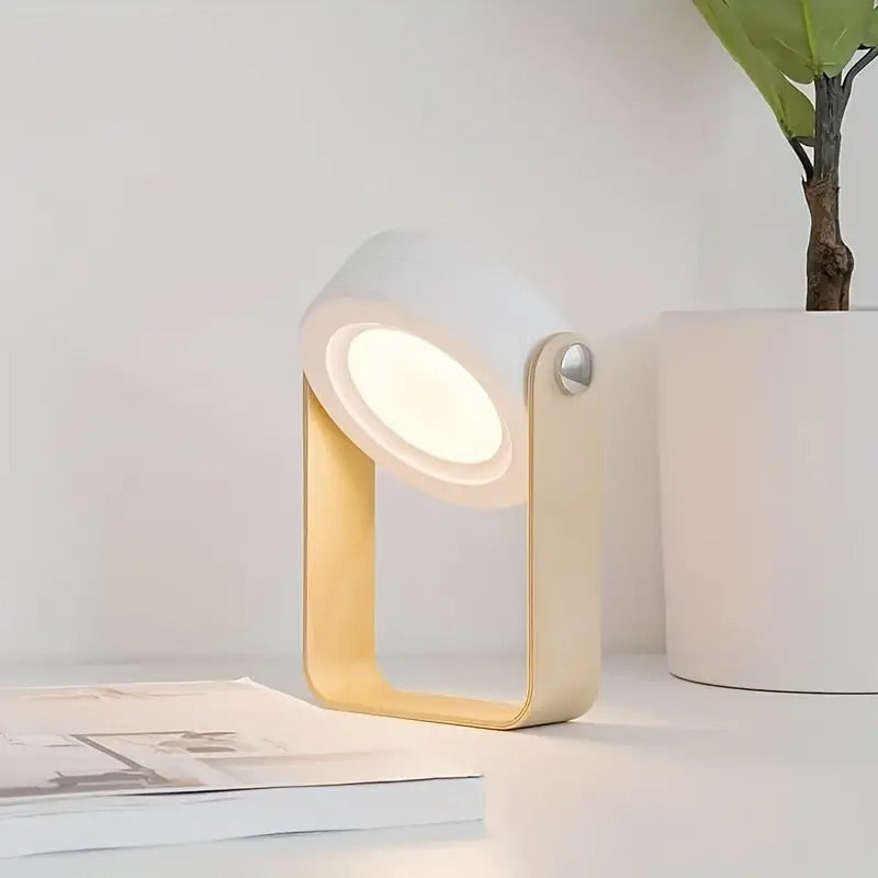 Lámpara LED Portátil Recargable para Escritorio y Decoración | Luz Plegable Aesthetic y Minimalista