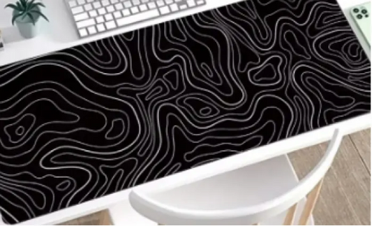 Alfombrilla de Ratón Corrugada para Arte Fluida de Escritorio Abstracto
