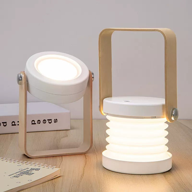 Lámpara LED Portátil Recargable para Escritorio y Decoración | Luz Plegable Aesthetic y Minimalista