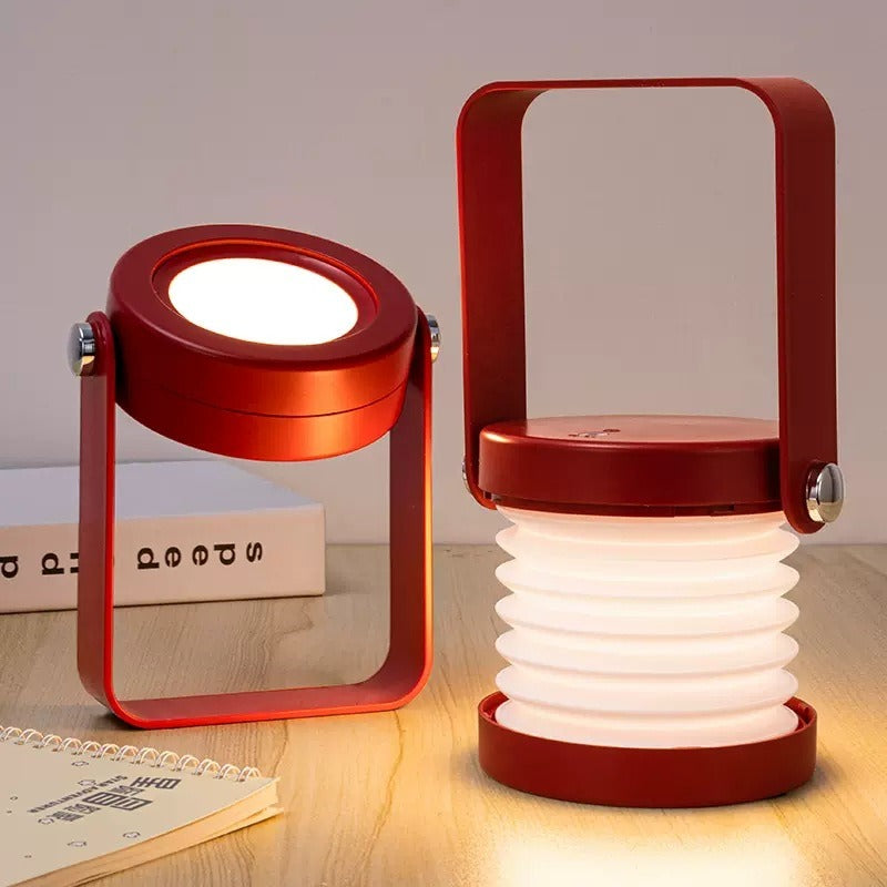 Lámpara LED Portátil Recargable para Escritorio y Decoración | Luz Plegable Aesthetic y Minimalista