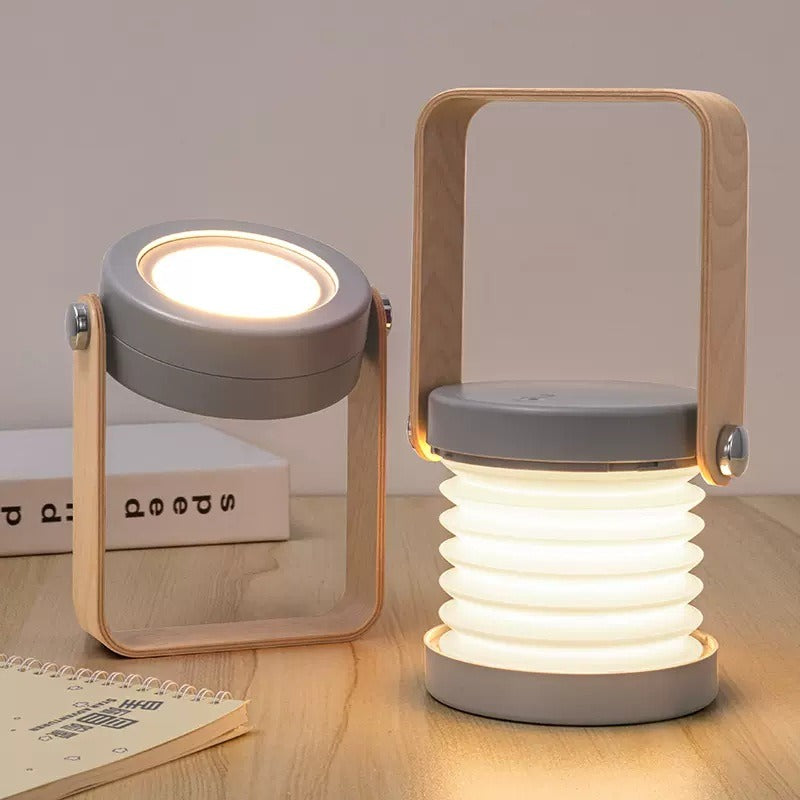 Lámpara LED Portátil Recargable para Escritorio y Decoración | Luz Plegable Aesthetic y Minimalista
