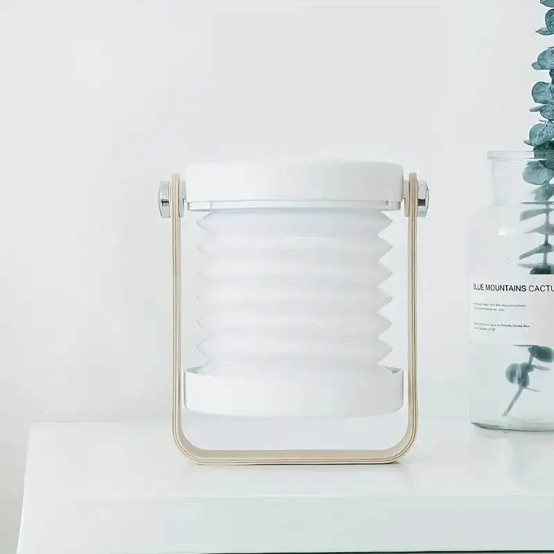 Lámpara LED Portátil Recargable para Escritorio y Decoración | Luz Plegable Aesthetic y Minimalista